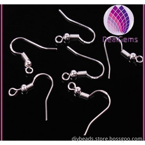 Clasps & Hooks Jewelry Findings Type silver accessories to make earrings
